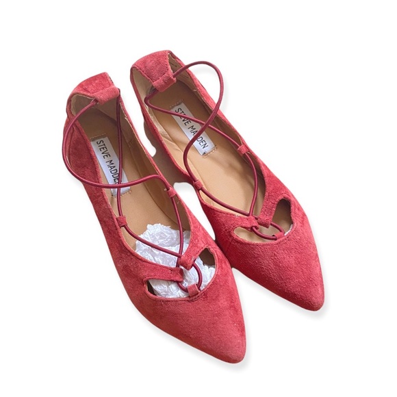 Steve Madden Shoes - Steve Madden Bungiee Maroon Flats